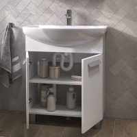 Мебель для ванной комнаты Vigo Hoska 70 2 дверцы, белая