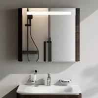 Зеркало-шкаф AM.PM Sensation 80 L табачный дуб Зеркало-шкаф AM.PM Sensation 80 L табачный дуб