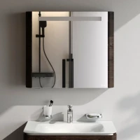 Зеркало-шкаф AM.PM Sensation 80 L табачный дуб Зеркало-шкаф AM.PM Sensation 80 L табачный дуб
