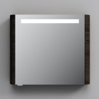 Зеркало-шкаф AM.PM Sensation 80 L табачный дуб