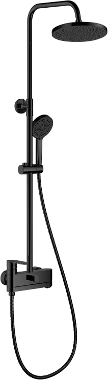 Душевая стойка Haiba HB24590-7 черная матовая