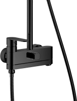 Душевая стойка Haiba HB24590-7 черная матовая