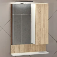 Зеркало Comforty Рига 60 дуб сонома