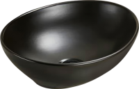 Накладная раковина SantiLine SL-1016MB черный матовый