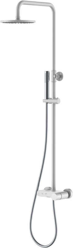 Душевая стойка Boheme Stick 128-WCR white diamond chrome