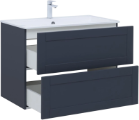 Тумба под раковину без столешницы Aquanet Терра 90 подвесная, маренго