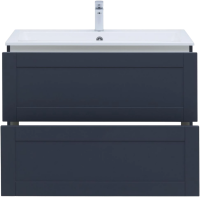 Тумба под раковину без столешницы Aquanet Терра 90 подвесная, маренго