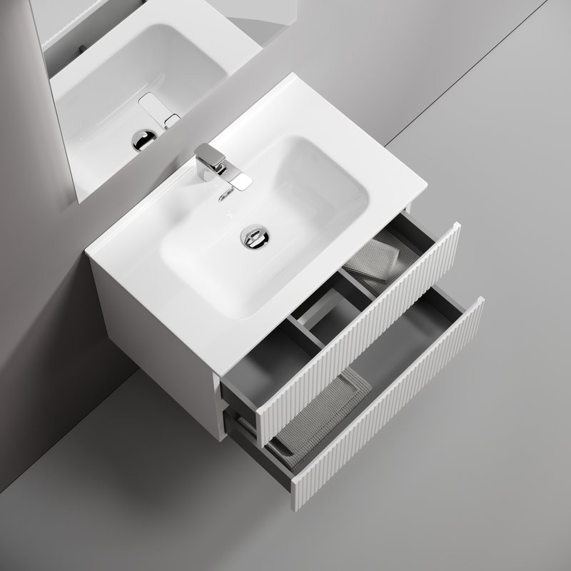 Тумба под раковину Sancos подвесная Snob T 70 Bianco SNT70W