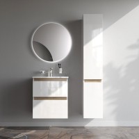 Тумба с раковиной AM.PM X-Joy 55, подвесная, белый глянец