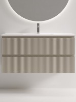 Тумба с раковиной Sancos Snob R 100 Beige Soft, раковина CN7027