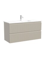 Тумба с раковиной Sancos Snob R 100 Beige Soft, раковина CN7027