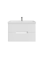 Тумба с раковиной SanStar Ориана 80 подвесная, раковина Cersanit Moduo 80