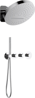 Душевой комплект Timo Saona SX-2329/00SM С ВНУТРЕННЕЙ ЧАСТЬЮ, с термостатом, хром