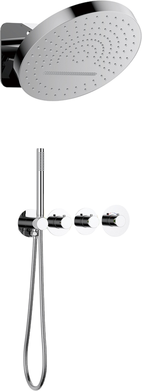 Душевой комплект Timo Saona SX-2329/00SM С ВНУТРЕННЕЙ ЧАСТЬЮ, с термостатом, хром