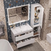 Мебель для ванной комнаты SanStar Riana 90 подвесная, белая