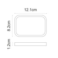 Мыльница Wasserkraft Ems K-1629 белая Мыльница Wasserkraft Ems K-1629 белая