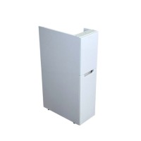 Тумба с раковиной Alavann Cosmetic 85 L под стиральную машину, напольная, глянцевая белая