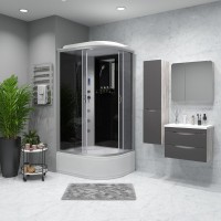 Душевая кабина Niagara Classic NG-2510-14LF 120х80 см, с гидромассажем и пультом управления