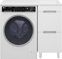 Мебель для ванной комнаты Misty Байкал 40 R для стиральной машины, белая