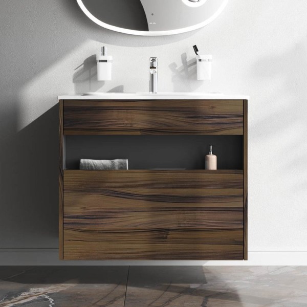 Тумба с раковиной AM.PM Func 80 дуб крафт