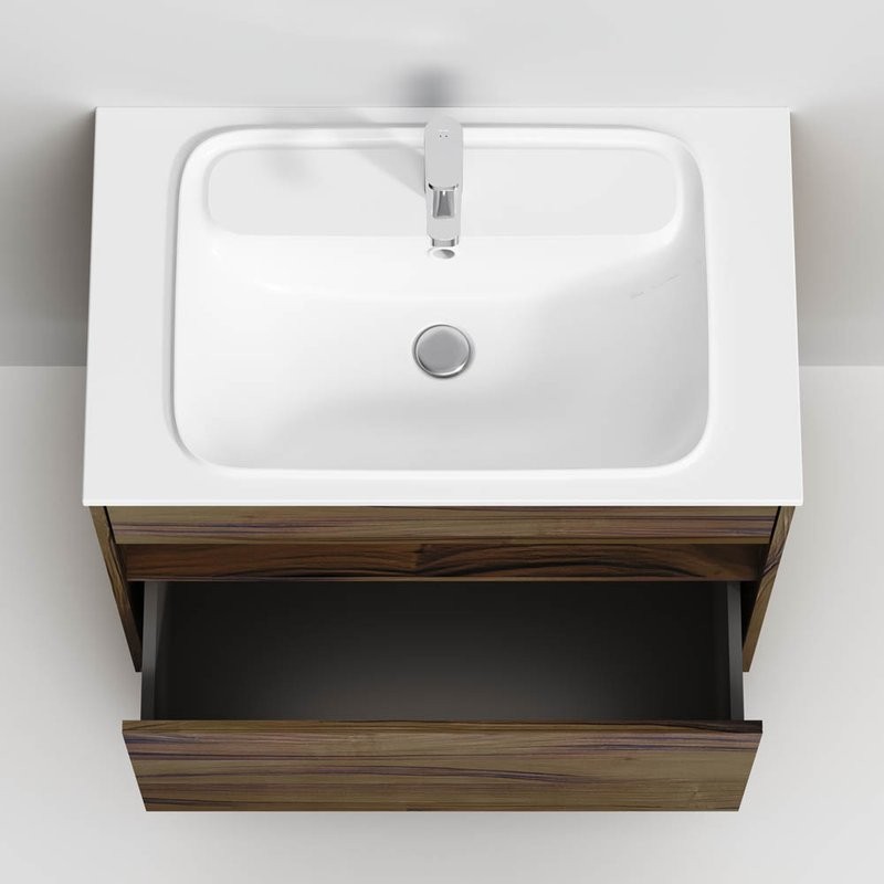 Тумба с раковиной AM.PM Func 80 дуб крафт