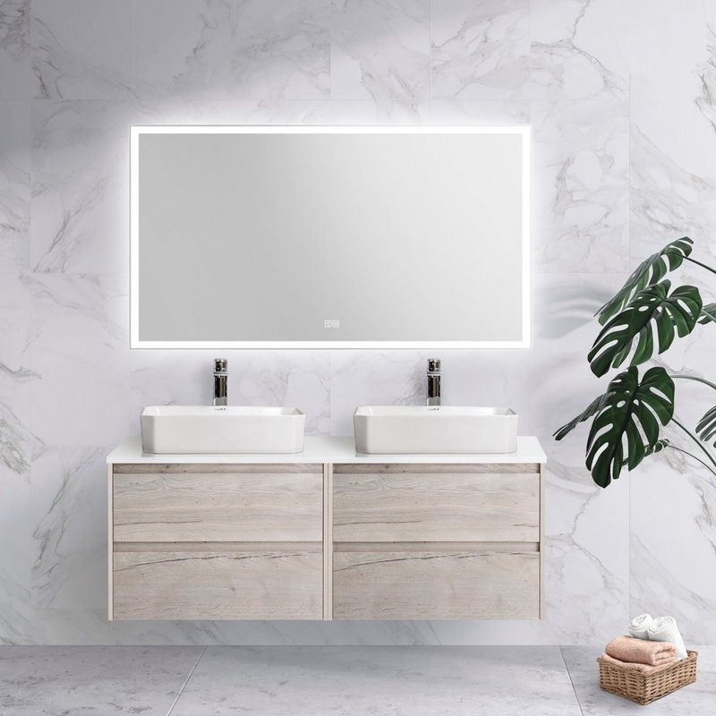 Зеркало BelBagno SPC-GRT-1400-800-LED-TCH-WARM с подсветкой