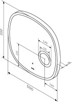 Мебель для ванной комнаты AM.PM Func 120 белый глянец, со столешницей, раковина M8FWCC10510WG