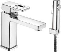 Смеситель для раковины Shevanik S8271 с гигиеническим душем, хром