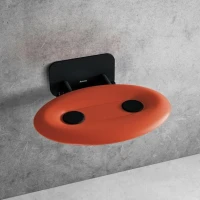 Сиденье для душа Ravak Ovo Р II orange, black Сиденье для душа Ravak Ovo Р II orange, black