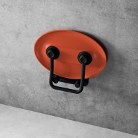 Сиденье для душа Ravak Ovo Р II orange, black Сиденье для душа Ravak Ovo Р II orange, black
