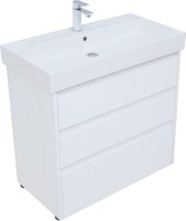 Мебель для ванной комнаты Aquanet Nova Lite 85 напольная, белая, 3 ящика
