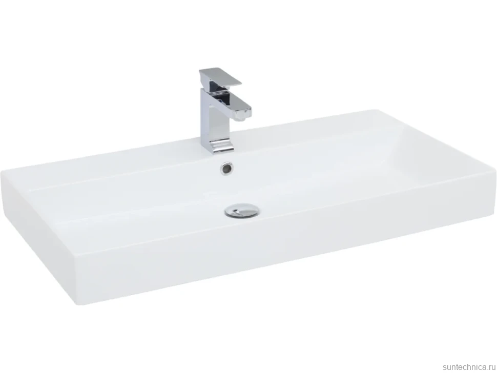 Мебель для ванной комнаты Aquanet Nova Lite 85 напольная, белая, 3 ящика