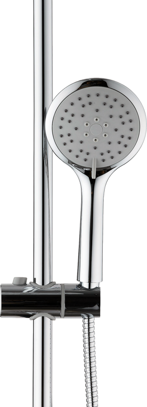 Душевой комплект Смеситель для душа Orange One Life P02-200cr + Стойка S05cr