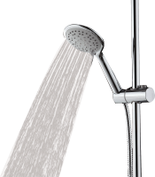 Душевой комплект Смеситель для душа Orange One Life P02-200cr + Стойка S05cr