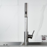 Смеситель для кухни Shevanik S263T оружейная сталь
