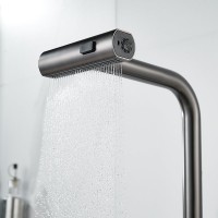 Смеситель для кухни Shevanik S263T оружейная сталь