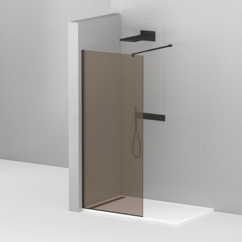 Душевая перегородка Cezares Liberta -L-1-120-BR-NERO