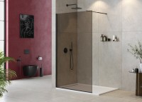 Душевая перегородка Cezares Liberta -L-1-120-BR-NERO