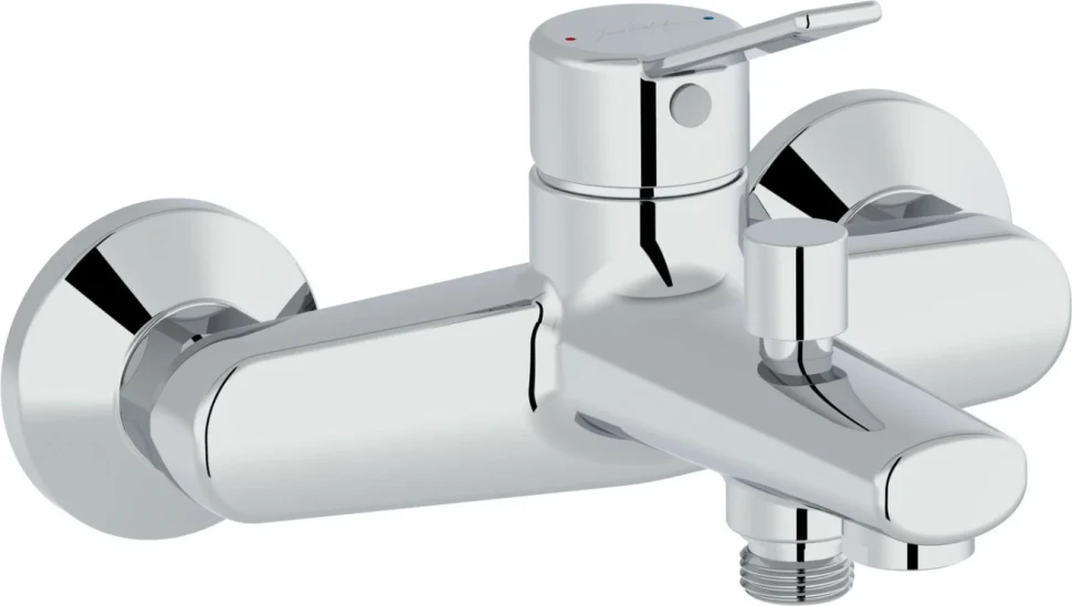 Душевой комплект Смеситель Jacob Delafon Eo E24160RU-CP + Стойка E45893-CP