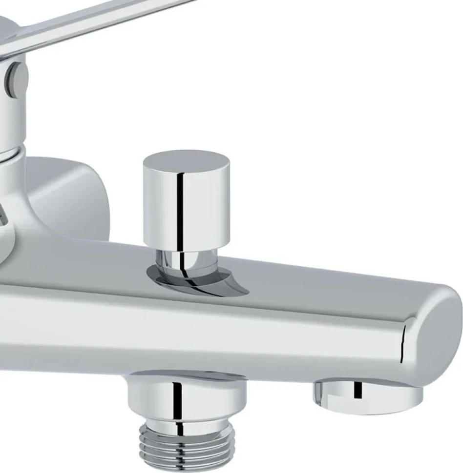 Душевой комплект Смеситель Jacob Delafon Eo E24160RU-CP + Стойка E45893-CP