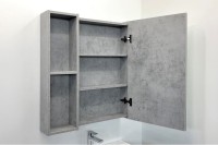 Зеркало-шкаф Comforty Осло 60 бетон светлый