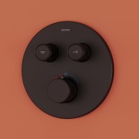 Душевой комплект Sancos Link SC3005MB черный матовый, С ВНУТРЕННЕЙ ЧАСТЬЮ