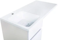 Тумба с раковиной Orange Sistema 100 L с бельевой корзиной, под стиральную машину