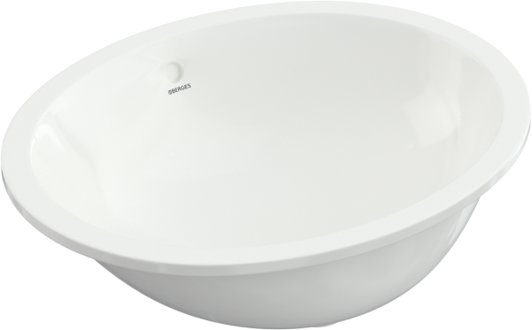 Раковина Berges Ego 56x45, глянцевая белая