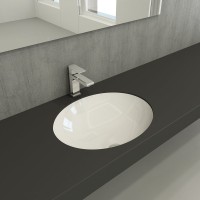 Раковина Berges Ego 56x45, глянцевая белая