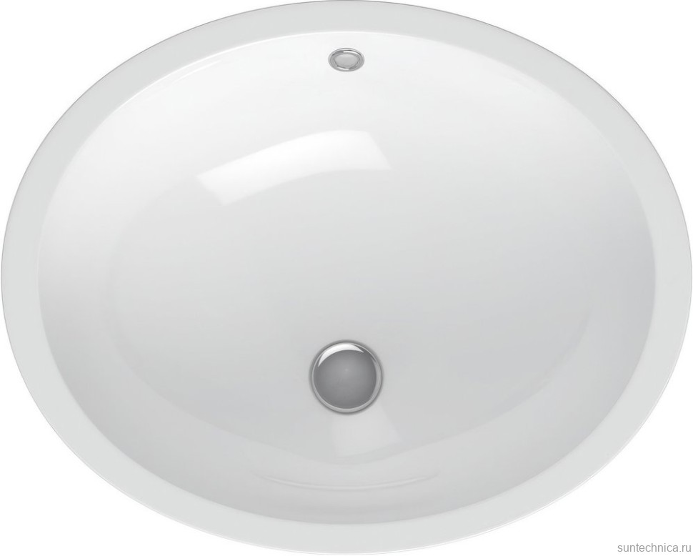 Раковина Berges Ego 56x45, глянцевая белая
