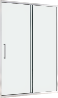 Душевая дверь в нишу Abber Schwarzer Diamant AG30170H 170 см, профиль хром, стекло прозрачное