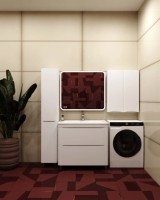 Шкаф Style Line Бергамо Мини Люкс Plus 60 антискрейч белый