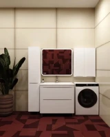 Шкаф Style Line Бергамо Мини Люкс Plus 60 антискрейч белый