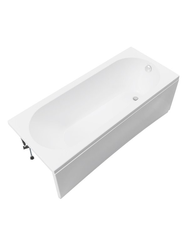 Акриловая ванна Aquanet Nexus 362753 165x70 см, пристенная, белая, с каркасом